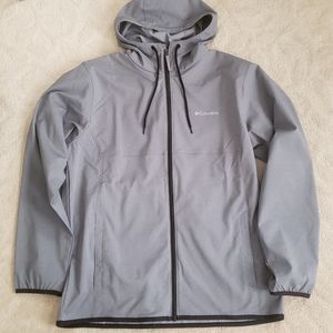 columbia pine orchard hooded softshell